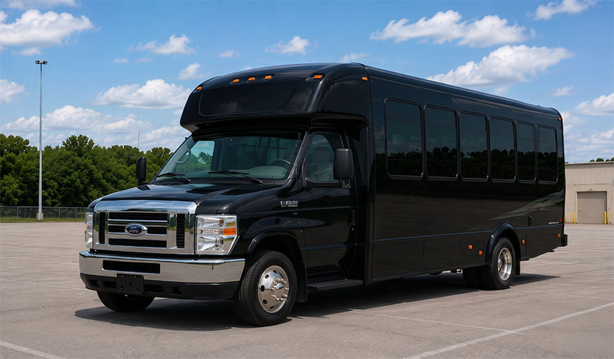20-passenger minibus available for charter in Yuma, AZ